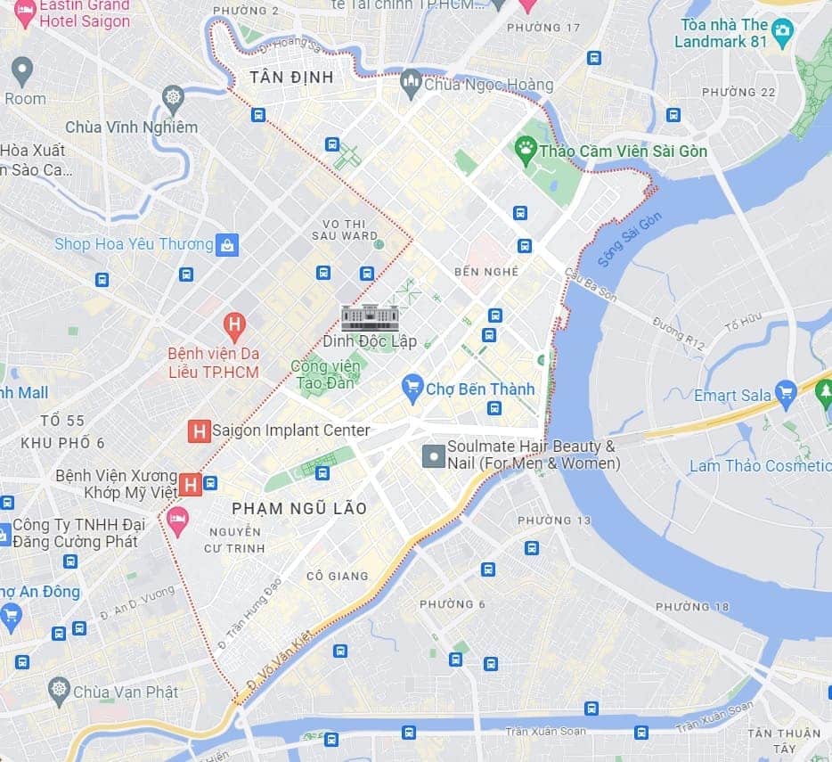 Sơ đồ Quận 1 TPHCM