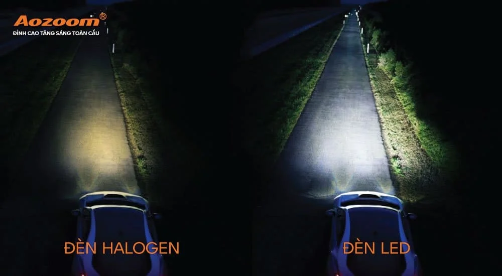 Trước và sau khi độ đèn ô tô