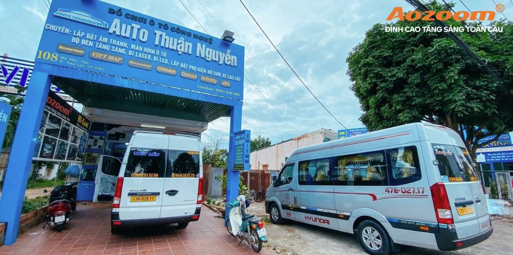 Độ đèn ô tô Aozoom: AUTO THUẬN NGUYỄN