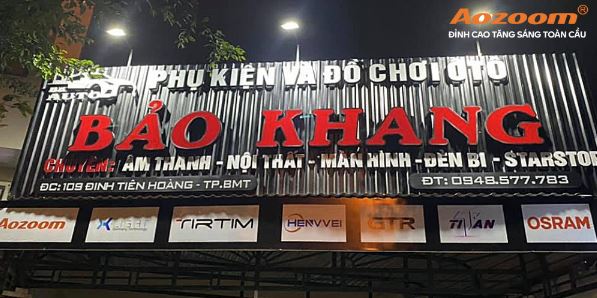 Độ đèn ô tô Aozoom Bảo Khang Auto