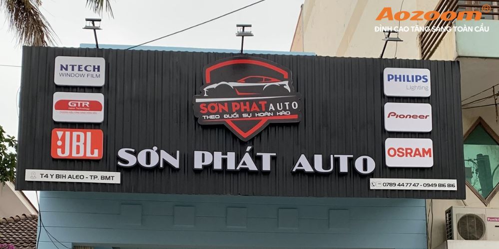 Độ đèn ô tô Aozoom: SƠN PHÁT AUTO