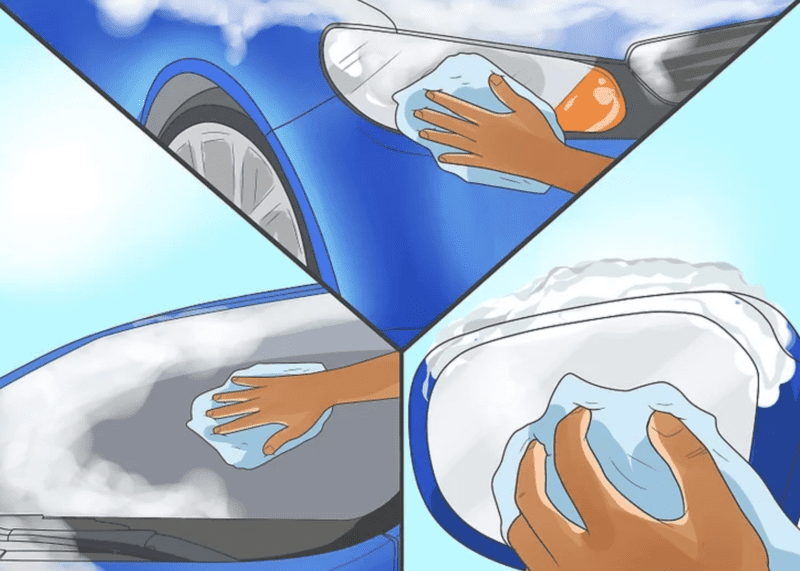 Kiểm tra và vệ sinh gương, kính xe và đèn xe