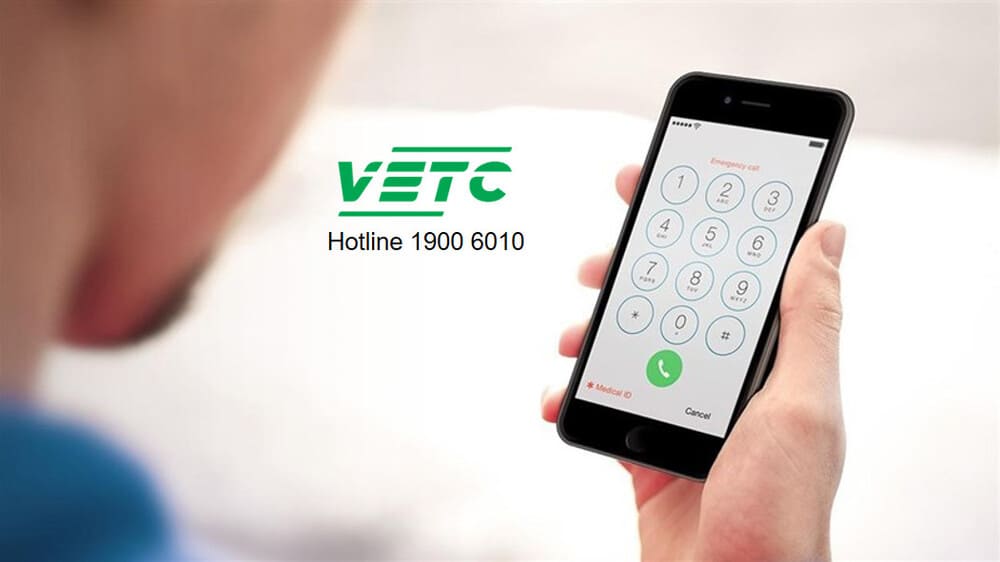 Hotline tư vấn của trung tâm VETC