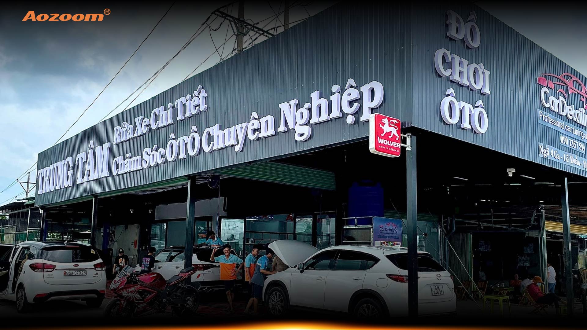 Độ đèn bi led gầm ô tô tại Bình Thuận